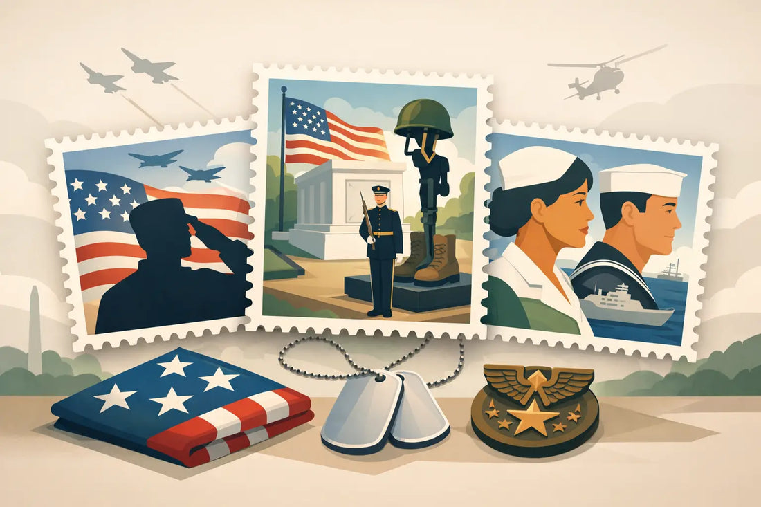 Military Stamps That Preserve American Service