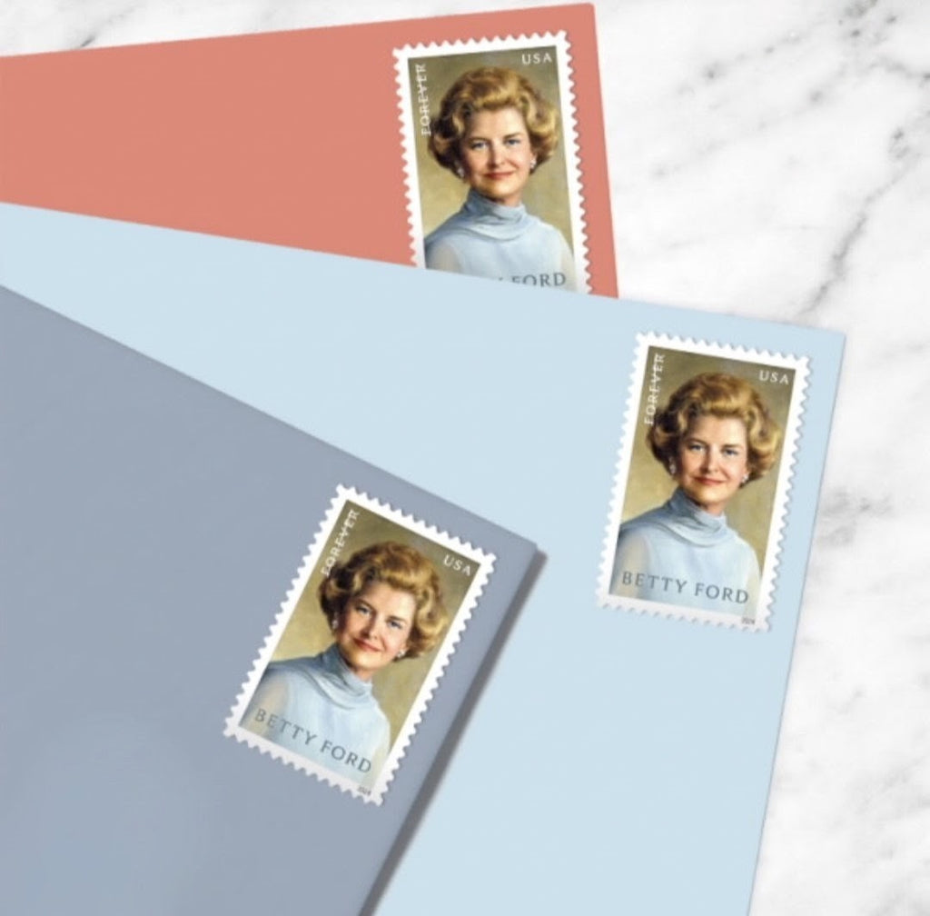 2024 Betty Ford Forever USA Stamp Sheet Of 20, Multicolor