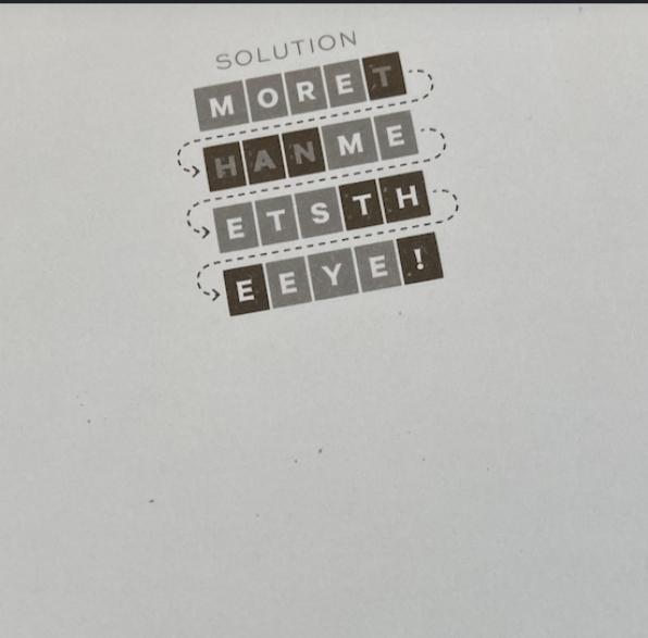 USPS 2021 Mystery Message Forever Stamps Sheet of 20, Puzzle