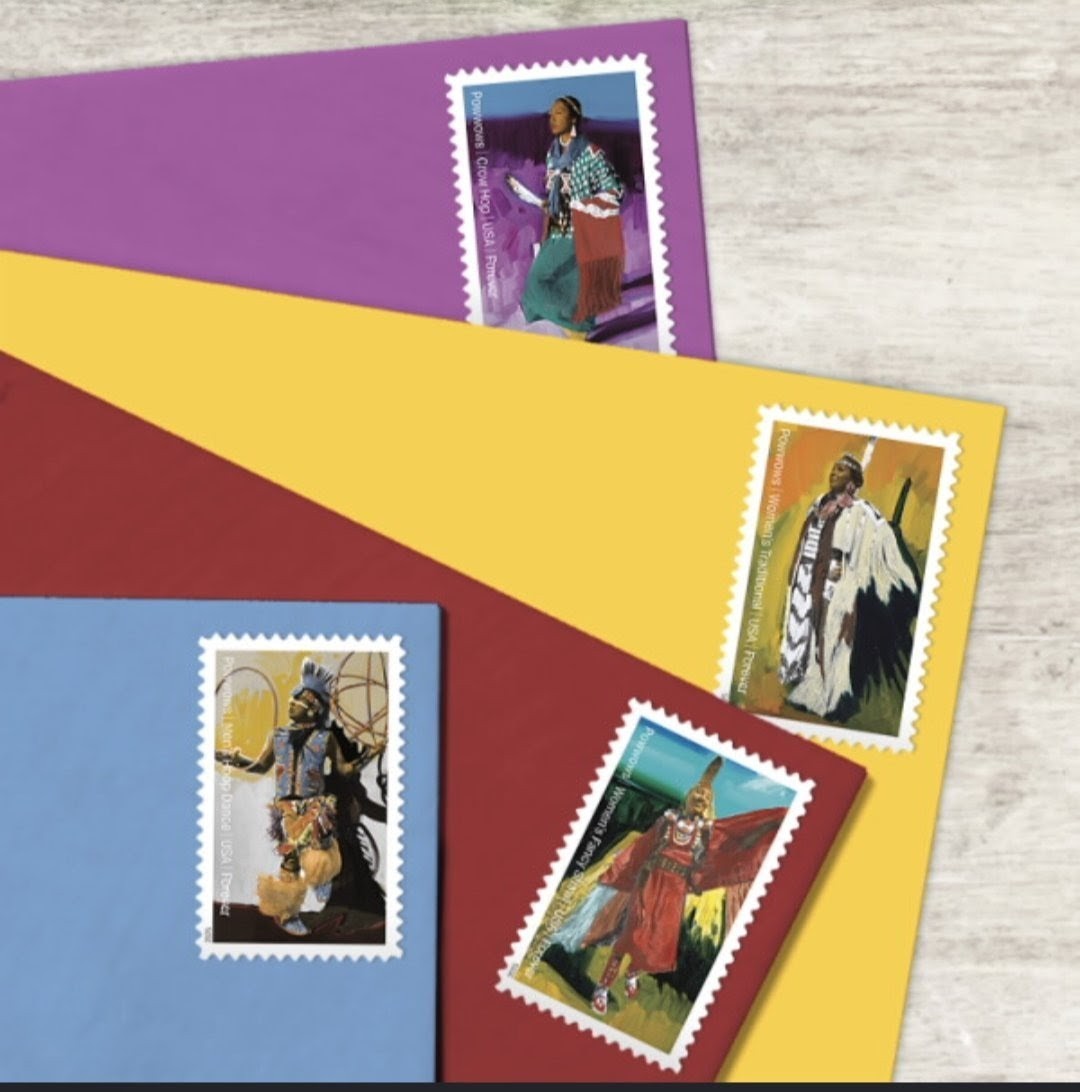2025 Powwow Forever USA Stamp Sheet Of 20, Multicolor