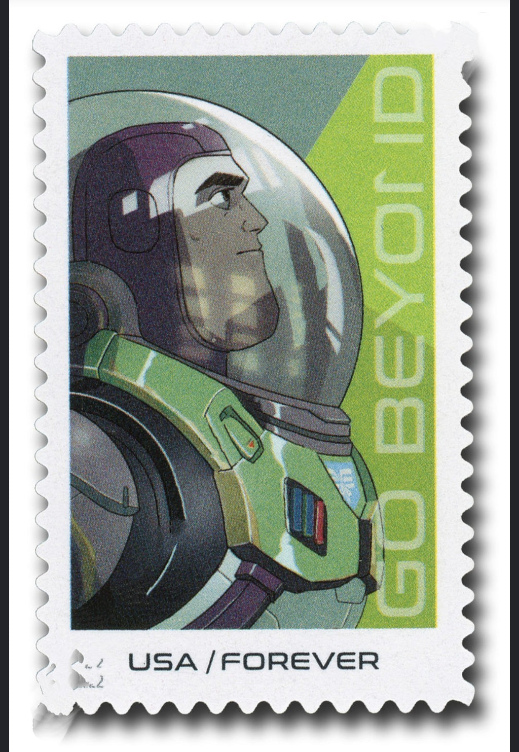 2022 Buzz Lightyear Forever USA Stamp Sheet Of 20, Multicolor
