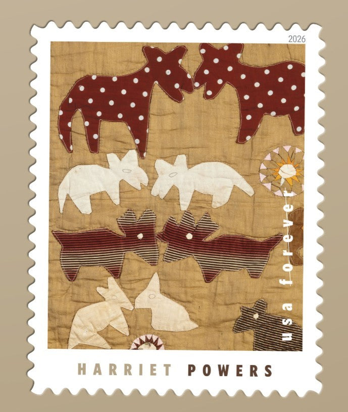2026 Harriet Powers Forever USA Stamp Sheet Of 20, Multicolor