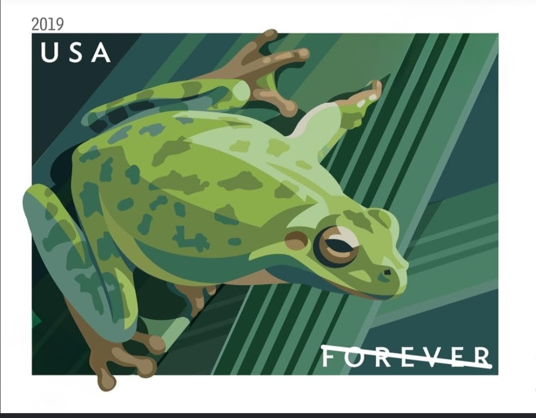 USPS 2019 Frogs Family Forever Stamps Booklet of 20 New