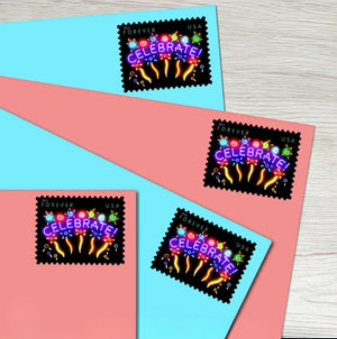 2011 CELEBRATE! Forever USA Stamp Sheet Of 20, Multicolor