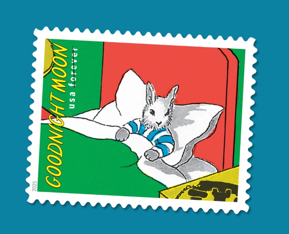 2025 Goodnight Moon Forever USA Stamp Sheet Of 16, Multicolor