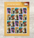 2025 Powwow Forever USA Stamp Sheet Of 20, Multicolor