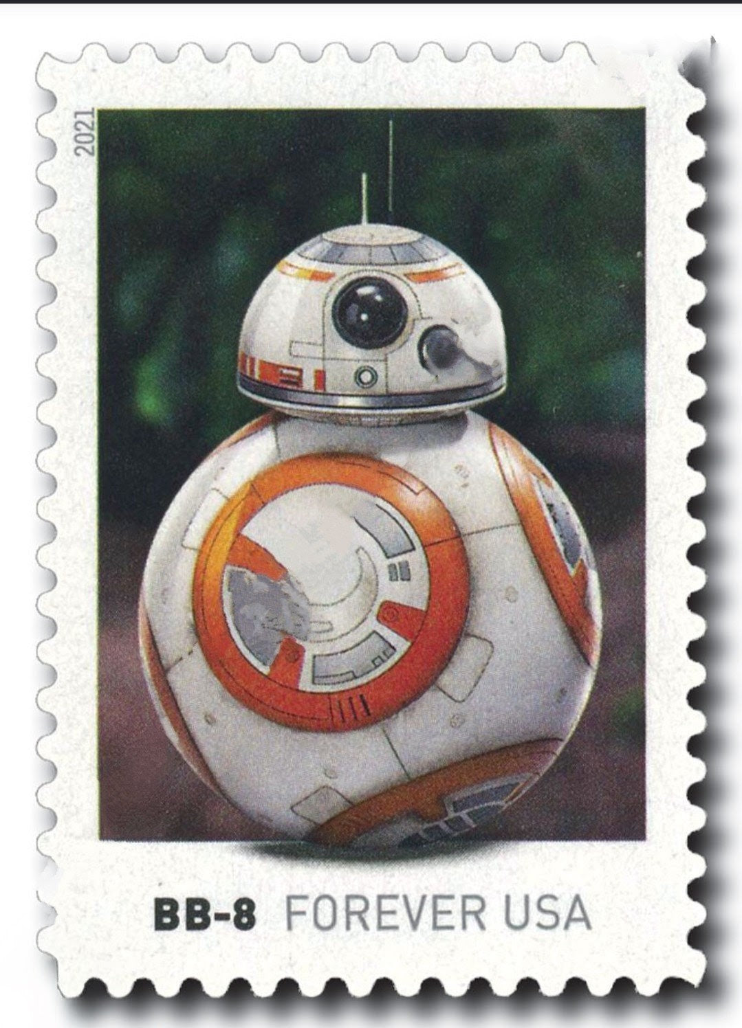USPS 2021 Star Wars Droids Stamps Sheet of 20, Space