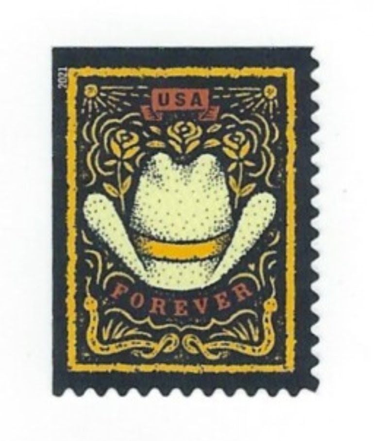 USPS 2021 Western Wear Forever Stamps Booklet of 20, West