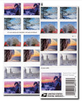 USPS 2025 Winter Landscapes Forever Stamps Booklet of 20, Seasonal