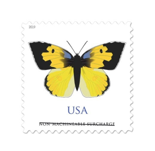 2019 California Dogface Butterfly Non-Machinable USA Stamp Sheet Of 20