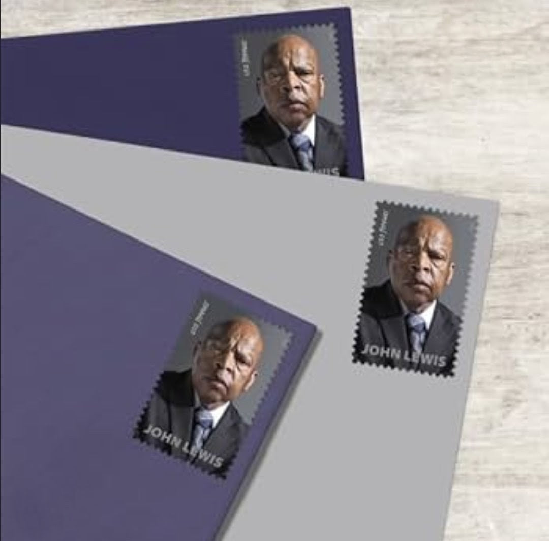 USPS 2023 John Lewis Forever Stamps Sheet of 20, Commemorative
