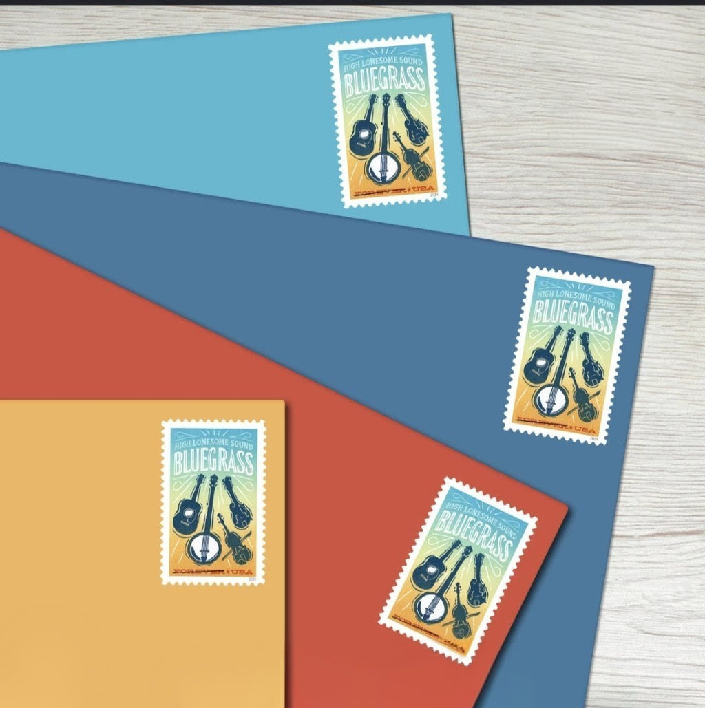 2024 Bluegrass Forever USA Stamp Sheet Of 20, Multicolor