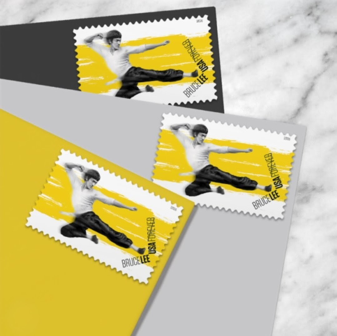 2026 Bruce Lee Forever USA Stamp Sheet Of 20, Multicolor