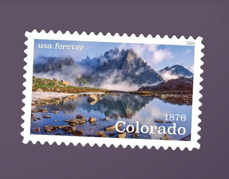 2026 Colorado Statehood Forever USA Stamp Sheet Of 20, Multicolor
