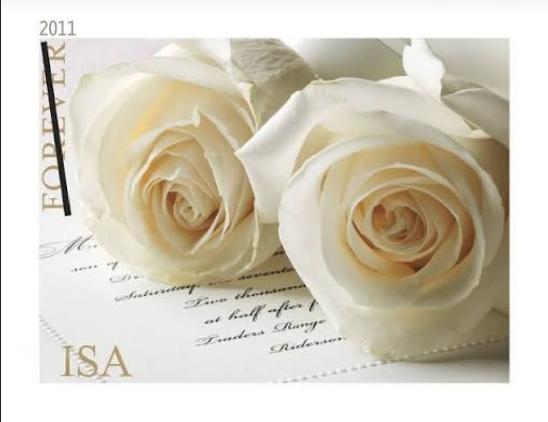 2011 Wedding Roses Forever USA Stamp Sheet Of 20, Multicolor
