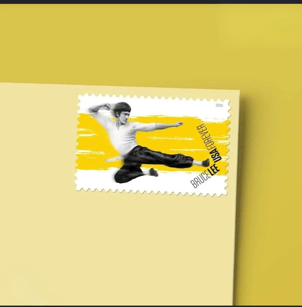 2026 Bruce Lee Forever USA Stamp Sheet Of 20, Multicolor