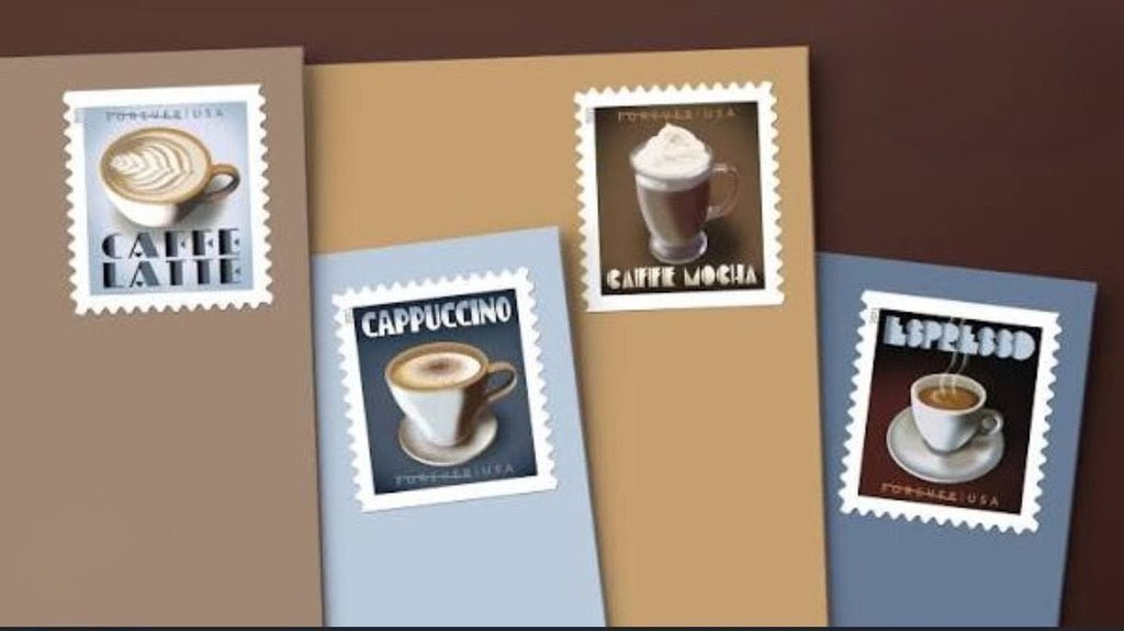 2021 Espresso Coffee Forever USA Stamp Booklet Of 20, Multicolor