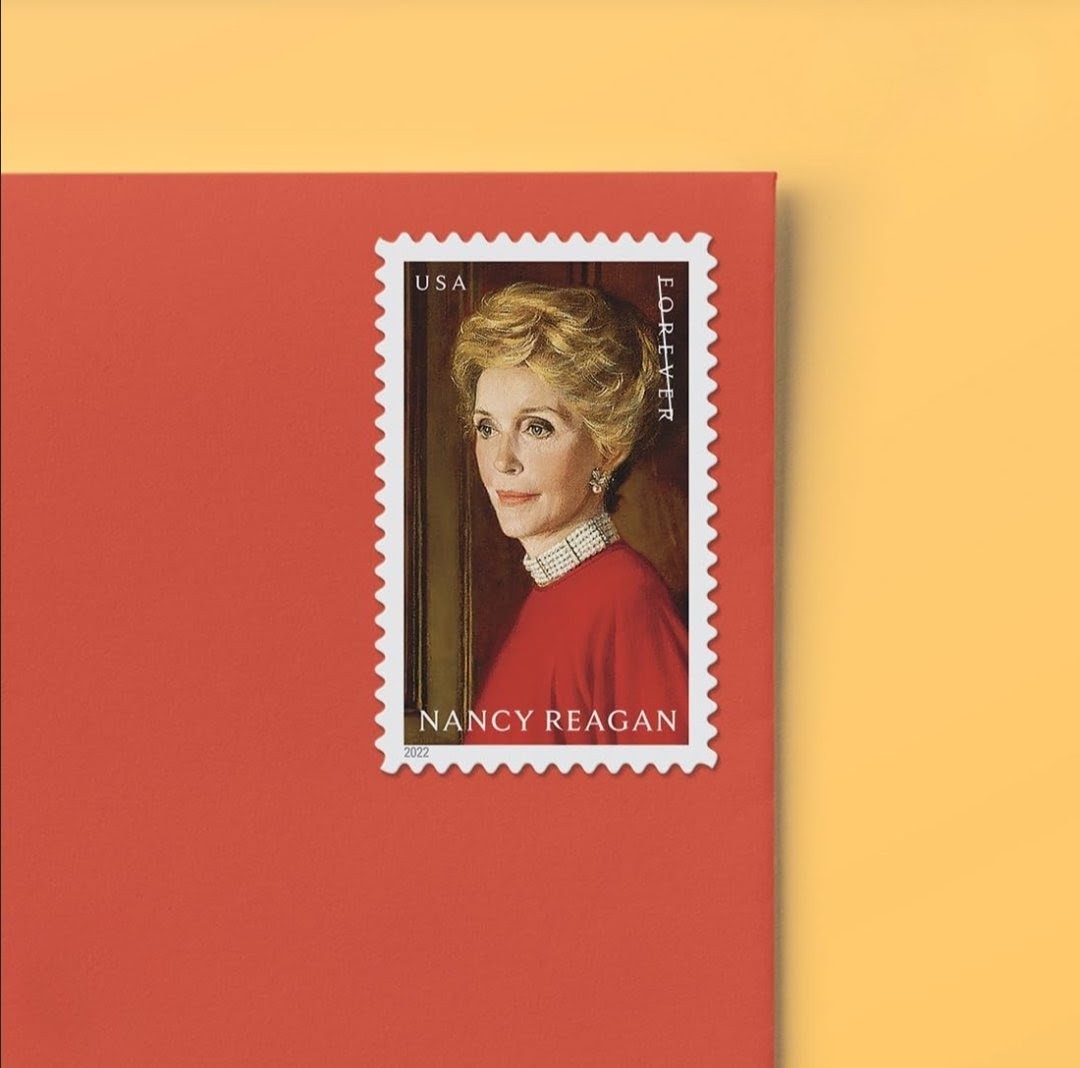 USPS 2022 Nancy Reagan Forever Stamps Sheet of 20, Commemorative