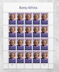 2025 Betty White Forever USA Stamp Sheet Of 20, Multicolor