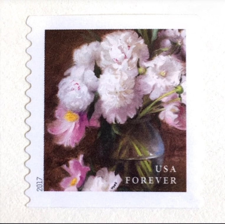 USPS 2017 Flowers From The Garden Forever Stamps Booklet of 20, Floral