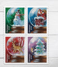 2023 Snow Globe Forever USA Stamp Booklet Of 20, Multicolor