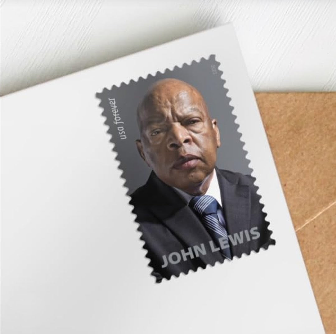 USPS 2023 John Lewis Forever Stamps Sheet of 20, Commemorative