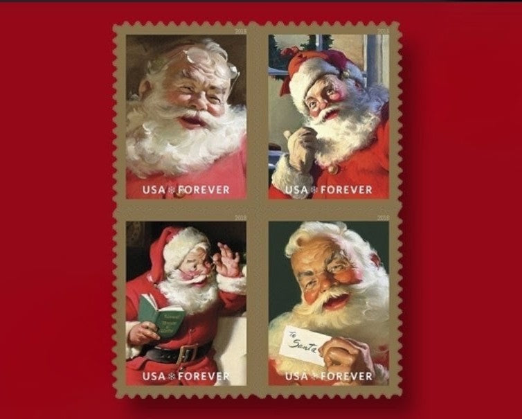 USPS 2018 Sparkling Holidays Forever Stamps Booklet of 20, Christmas
