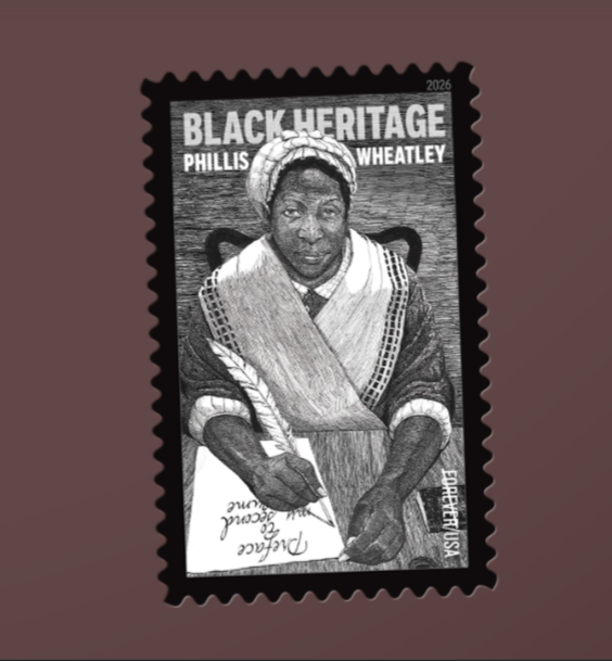 2026 Phillis Wheatley Forever USA Stamp Sheet, Multicolor
