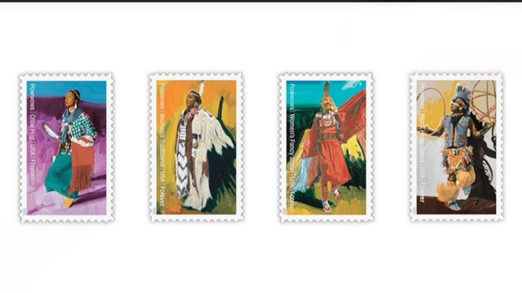 2025 Powwow Forever USA Stamp Sheet Of 20, Multicolor