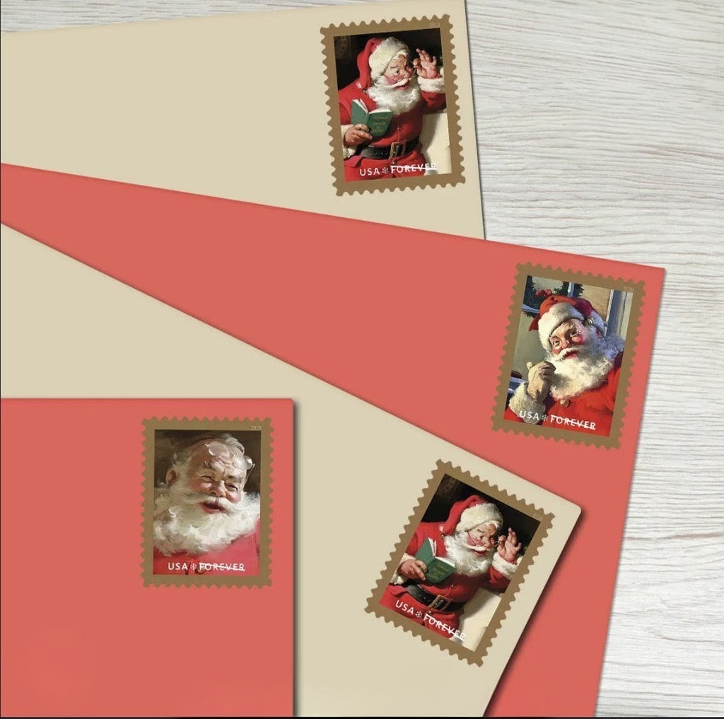 USPS 2018 Sparkling Holidays Forever Stamps Booklet of 20, Christmas