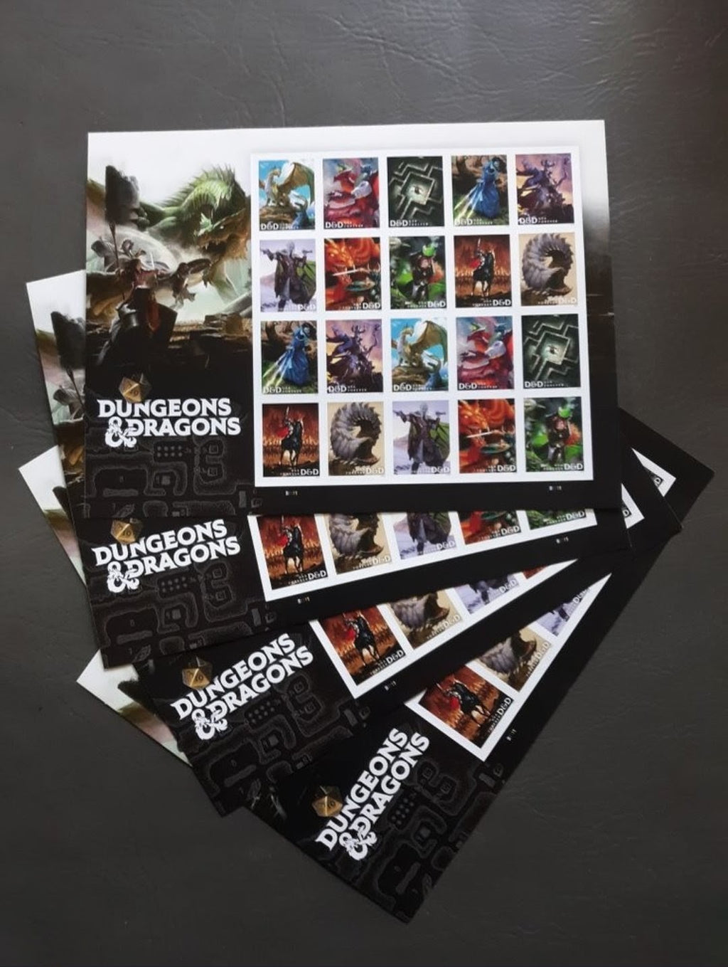 USPS 2024 Dungeons & Dragons Stamps Sheet of 20, Fantasy