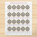 250 Years Of Navy Forever USA Stamp Sheet Of 20, Multicolor, 2026