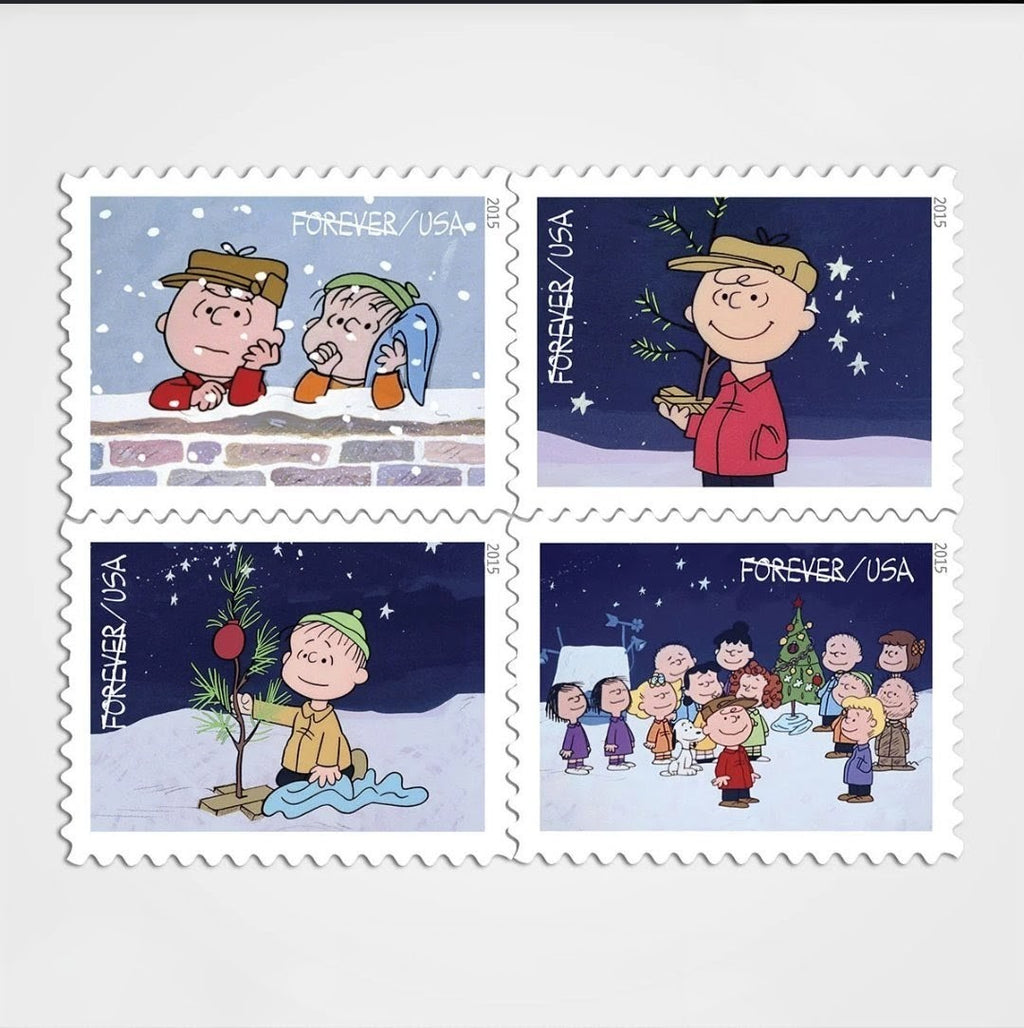 2015 Charlie Brown Christmas Forever USA Stamp Booklet Of 20, Multicolor