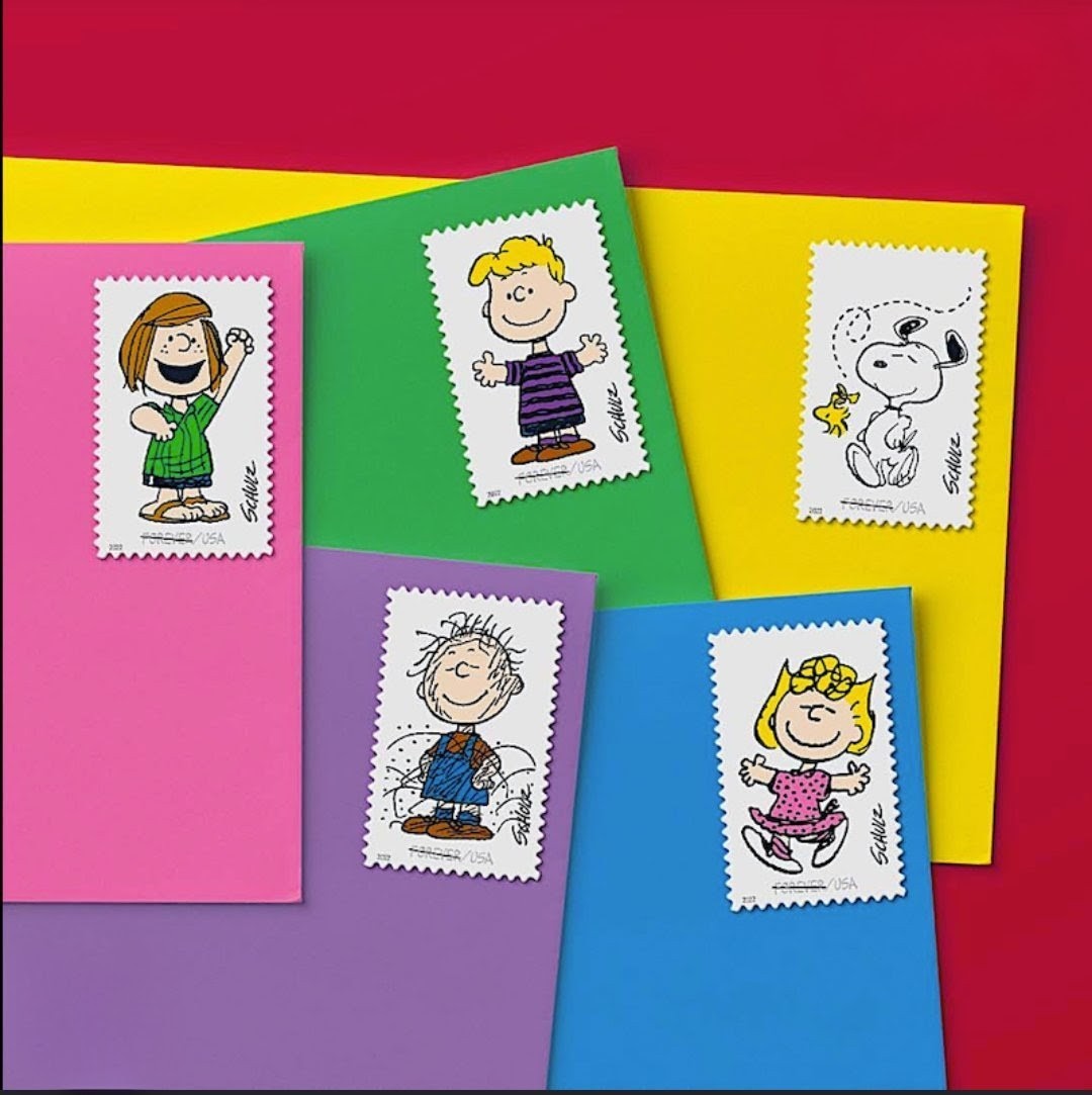 2022 Charles M. Shulz Forever USA Stamp Sheet Of 20, Multicolor