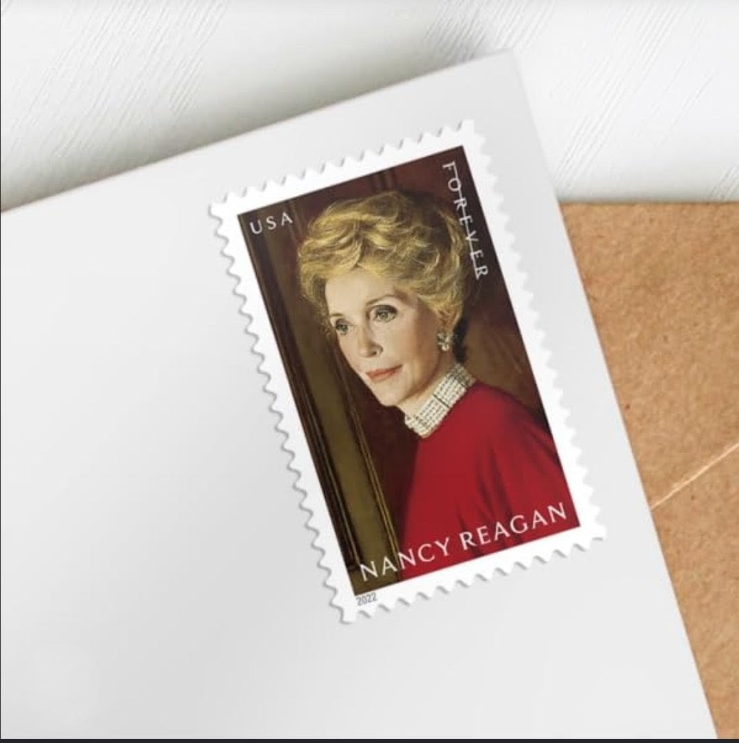 USPS 2022 Nancy Reagan Forever Stamps Sheet of 20, Commemorative