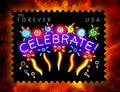 2011 CELEBRATE! Forever USA Stamp Sheet Of 20, Multicolor