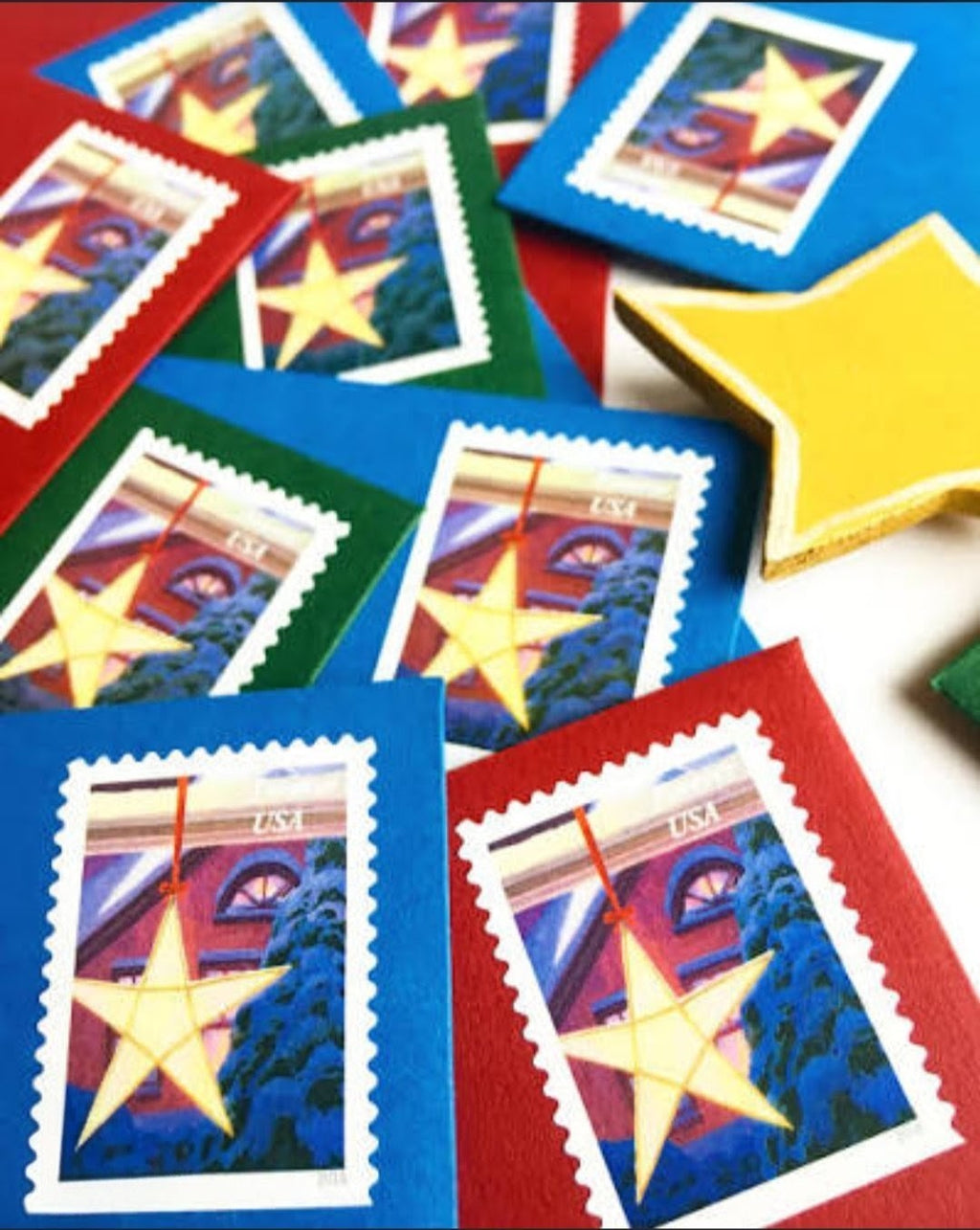 USPS 2016 Holiday Windows Forever Stamps Booklet of 20, Winter