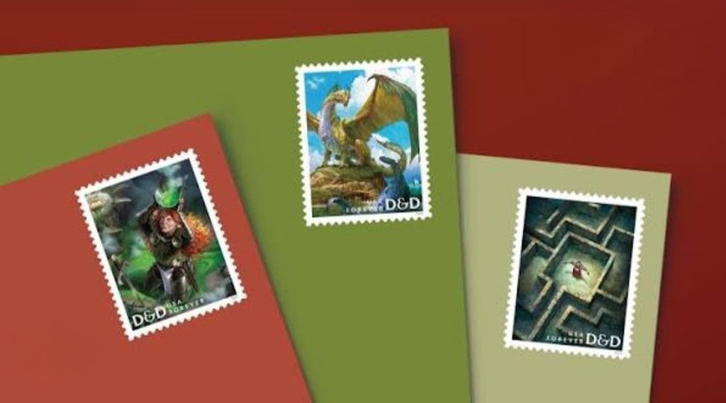 USPS 2024 Dungeons & Dragons Stamps Sheet of 20, Fantasy