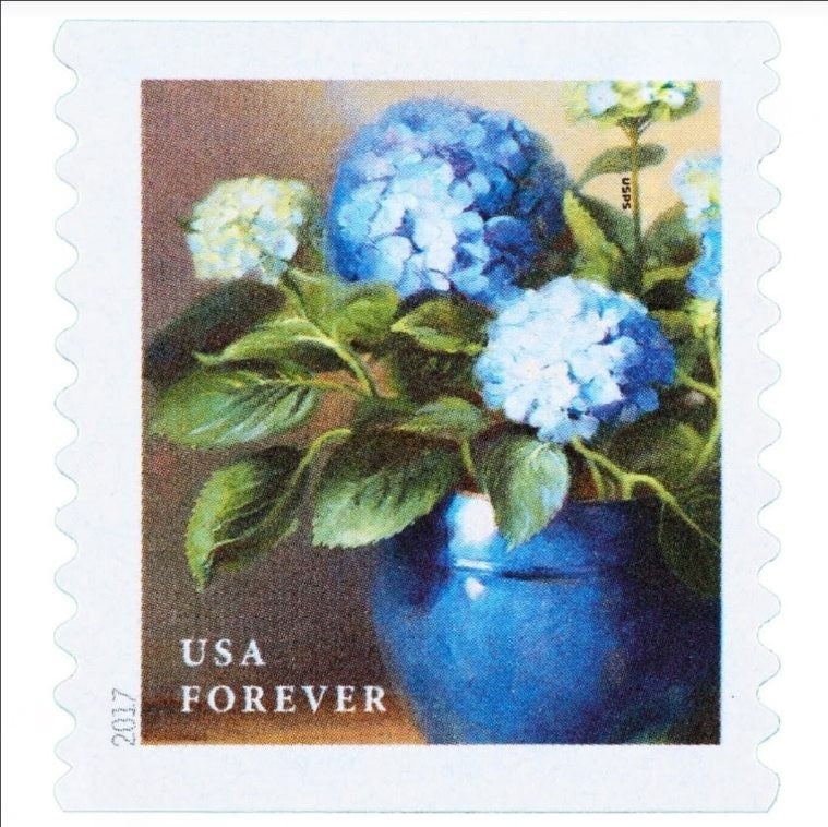 USPS 2017 Flowers From The Garden Forever Stamps Booklet of 20, Floral
