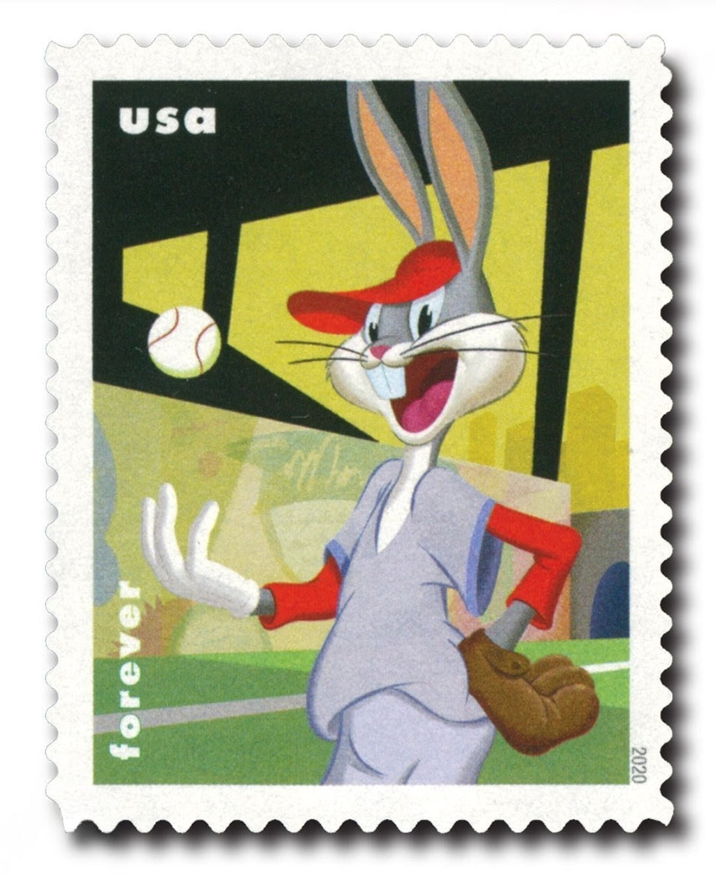 2020 Bugs Bunny Forever USA Stamp Sheet Of 20, Multicolor