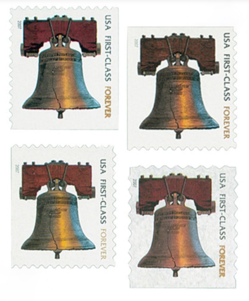 USPS 2007 Liberty Bell Stamps Booklet of 20