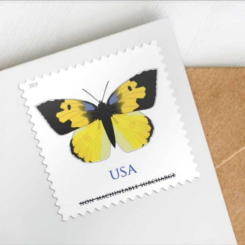 2019 California Dogface Butterfly Non-Machinable USA Stamp Sheet Of 20