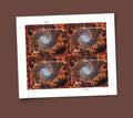 2025 Spiral Galaxy NGC 628 $10.10 USA Stamp Sheet Of 4, Multicolor