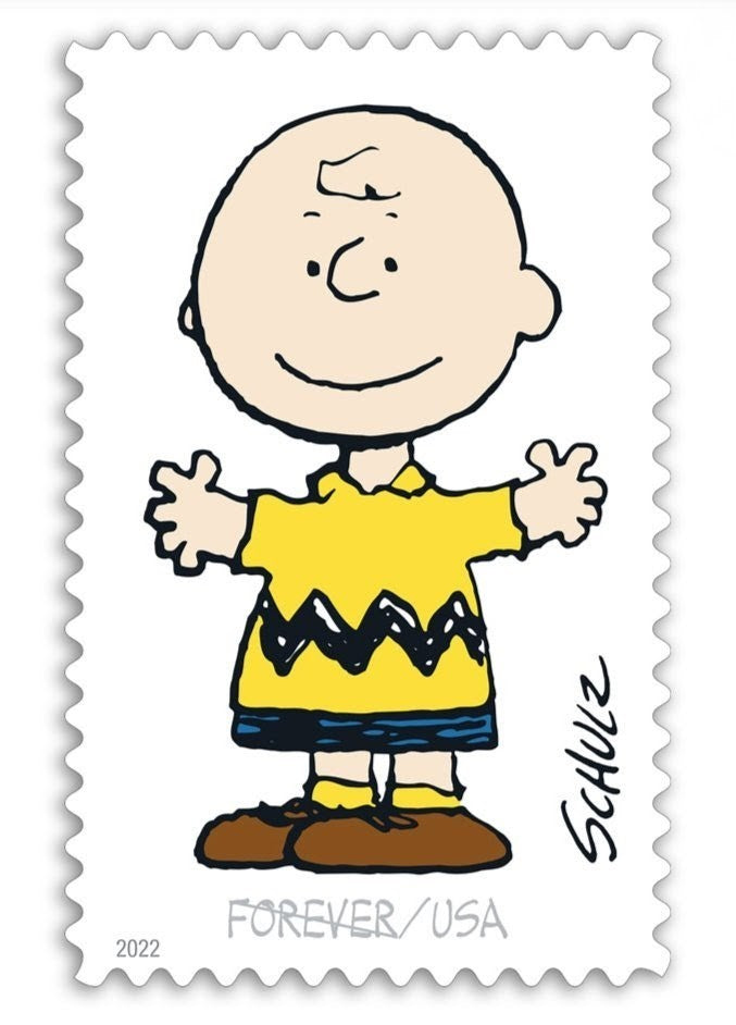 2022 Charles M. Shulz Forever USA Stamp Sheet Of 20, Multicolor
