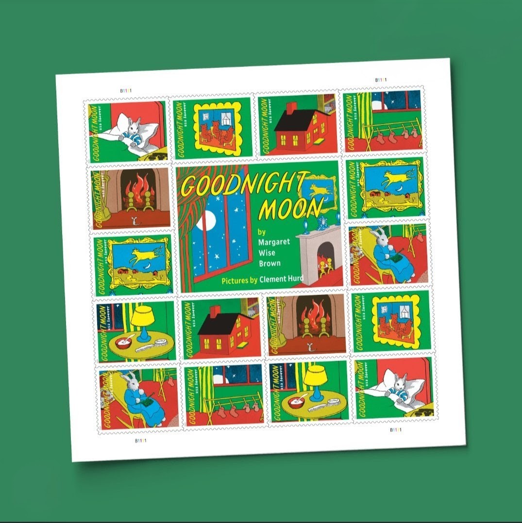 2025 Goodnight Moon Forever USA Stamp Sheet Of 16, Multicolor