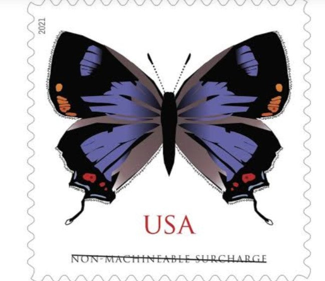 2021 Colorado Haistreak Butterfly Non-Machinable USA Stamp Sheet Of 20